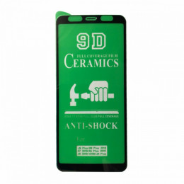 Захисне скло Ceramic glass Samsung A750/J610/J415 Black (тех. упаковка)