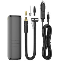 Автомобільний насос BOROFONE FC1 Flow intelligent air pump Black Gray (Колір Black-Gray) - фото № 7