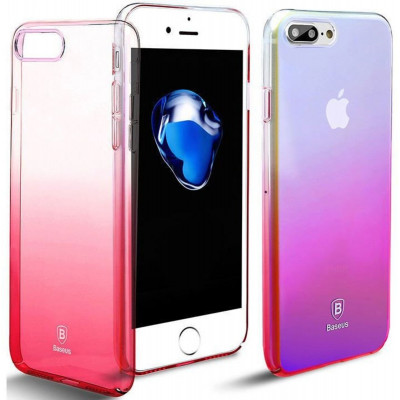 Чохол для телефона Baseus Glaze Case ІP7/8 Plus Pink - изображение 2