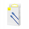 Кабель Baseus Crystal Shine Series Fast Charging Data Cable Type-C to Type-C 100W 1.2m Blue (Синий)- № 2