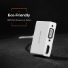USB-хаб UGREEN USB Type C to HDMI + VGA Converter (White) (White)- № 6