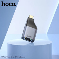 Перехідник HOCO UA35 Type-C to RJ45 adapter Metal Gray (Колір Metal Gray) - фото № 7