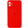 Чохол для смартфона Silicone Full Case AA Camera Protect for Apple iPhone 12 11,Red (FullAAi12-11)