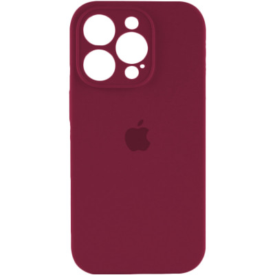 Чохол для смартфона Silicone Full Case AA Camera Protect for Apple iPhone 13 Pro Max 47,Plum - изображение 1