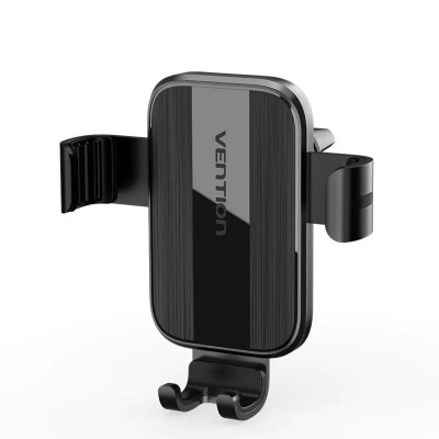 Автотримач для телефону Vention Auto-Clamping Car Phone Mount With Duckbill Clip Black Square Fashion Type (KCTB0) - зображення 1