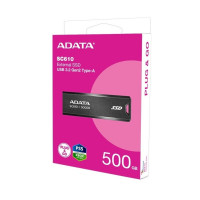 Портативний SSD ADATA SC610 500GB USB 3.2  550/500Mb/s Black  - фото № 6