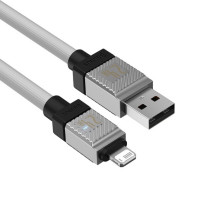 Кабель Baseus CoolPlay Series Fast Charging Cable USB to iP 2.4A 1m White (Цвет 7068) - фото № 7