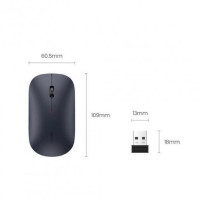 Маніпулятор миша UGREEN MU001 Portable Wireless Mouse  (Black) (Цвет Black) - фото № 3