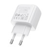 Мережевий зарядний пристрій BOROFONE BAS43A Potential single-port PD20W charger(EU) White (Белый)- № 6