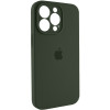Чохол для смартфона Silicone Full Case AA Camera Protect for Apple iPhone 15 Pro 40,Atrovirens - изображение 2