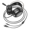 Навушники HOCO W109 Rich gaming headphones Black - зображення 6