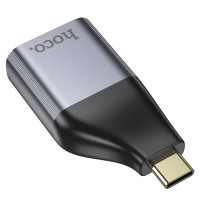 Перехідник HOCO UA35 Type-C to RJ45 adapter Metal Gray (Колір Metal Gray) - фото № 6