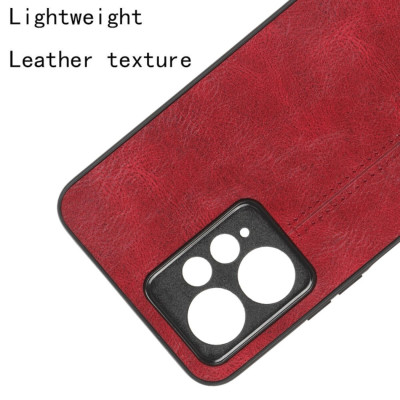 Чохол для смартфона Cosmiс Leather Case for Xiaomi Redmi Note 12 4G Red (CoLeathXRN124GRed) - изображение 4