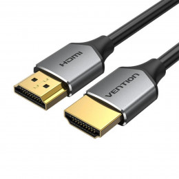 Кабель Vention Ultra Thin HDMI Male to Male HD v2.0 Cable 2M Gray Aluminum Alloy Type (ALEHH)