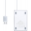 Бездротовий зарядний пристрій Baseus Card Ultra-thin  Silver+White - зображення 2