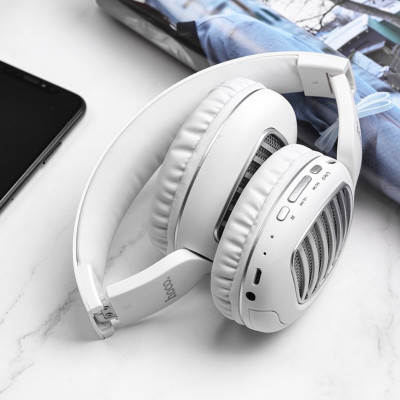 Навушники HOCO W23 Brilliant sound wireless headphones White - зображення 3