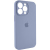 Чохол для смартфона Silicone Full Case AA Camera Protect for Apple iPhone 14 Pro Max 53,Sierra Blue (Sierra Blue)- № 3