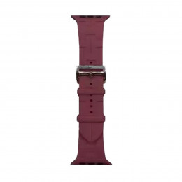 Ремінець для годинника Apple Watch Hermès 42/44/45/49mm 5.Wine Red