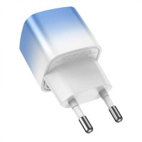 Мережевий зарядний пристрій HOCO C101A single port PD20W charger Ice Blue (Колір Ice-Blue) - фото № 4