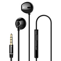 Навушники Baseus Encok H06 lateral in-ear Wire Earphone Black 3.5 mini-jack (Колір Черный) - фото № 2