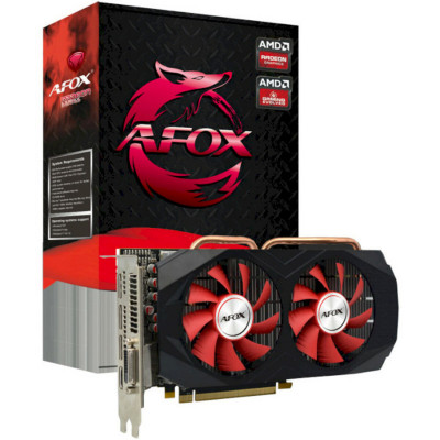Відеокарта AFOX Radeon RX 580 8GB 2048SP Edition GDDR5 256Bit HDMI 3xDP ATX Dual Fan(Mining Edition) - изображение 1