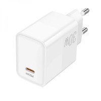 Мережевий зарядний пристрій BOROFONE BA77A Insightful single port PD30W charger White (Цвет 7068) - фото № 2