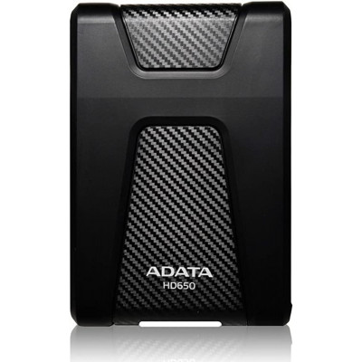 PHD External 2.5'' ADATA USB 3.1 DashDrive Durable HD650 1TB Black (AHD650-1TU31-CBK) - изображение 1