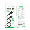 Кабель BOROFONE BX113 Lenny silicone charging data cable Type-C(L=1M) Black (7073)- № 5