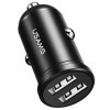 Автомобільний зарядний пристрій Usams US-CC114 C20 2.4A Dual USB Mini Car Charger Black k14329 - № 1 Автомобільний зарядний пристрій Usams US-CC114 C20 2.4A Dual USB Mini Car Charger Black (Черный) Usams - № 1