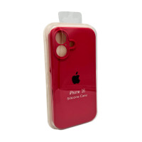 Чохол для смартфона Silicone Full Case AA Camera Protect for Apple iPhone 16 20,China Red (Колір China-Red) - фото № 2