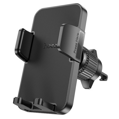 Тримач для мобільного HOCO H36 Cheetah car holder(air outlet) Black - зображення 1