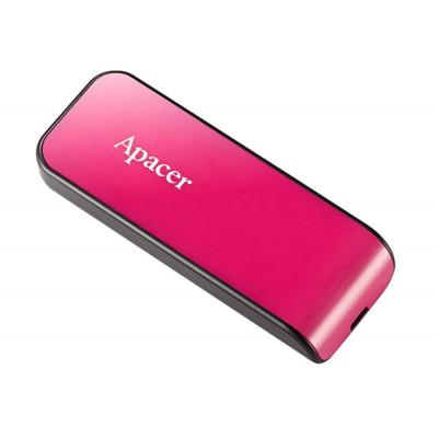 Flash Apacer USB 2.0 AH334 64Gb pink (AP64GAH334P-1) - зображення 1