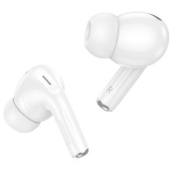 Бездротові навушники HOCO EW56 Plus Generoso true wireless ANC noise reduction BT headset White (Колір Белый) - фото № 6