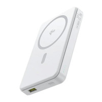 Зовнішній акумулятор Baseus Airpow Ⅱ Qi2 Magnetic Power Bank 10000mAh 22.5W Moon White（With Simple Series Charging Cable Type-C to Type-C（20V/3A）30cm