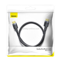 Кабель Baseus Cafule 4KHDMI Male To 4KHDMI Male Adapter Cable 1m Black (Колір 7073) - фото № 2
