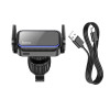 Тримач для мобільного HOCO CA201 smart electric car holder Black (6931474768803) - изображение 3
