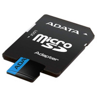Карта пам'яті microSDHC (UHS-1) A-DATA Premier 32Gb Class 10 A1 (R-100Mb/s)  (adapter SD)  - фото № 2