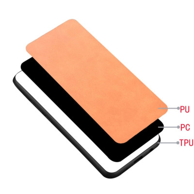 Чохол для смартфона Cosmiс Leather Case for Xiaomi Redmi 12C/Poco С55 Orange (CoLeathXR12cOrange) - зображення 3