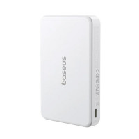 Зовнішній акумулятор Baseus Airpow Ⅱ Qi2 Magnetic Power Bank 10000mAh 22.5W Moon White（With Simple Series Charging Cable Type-C to Type-C（20V/3A）30cm (Цвет Moon-White) - фото № 3