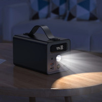 Зовнішній акумулятор HOCO J138 Distant 22.5W+PD20W+DC12V multi-function power bank (60000mAh) Black (Колір 7073) - фото № 6