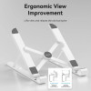 Підставка для ноутбука Vention Laptop Stand White (White)- № 6