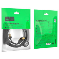 Мережевий кабель HOCO US02 Level pure copper gigabit ethernet cable(L=3M) Black  - фото № 8