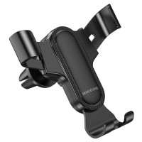 Автотримач для телефона BOROFONE BH74 Rock air outlet gravity car holder Black (Колір Черный) - фото № 2
