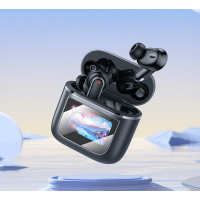 Бездротові навушники BOROFONE BW67 Gorgeous true wireless ANC+ENC noise reduction touch screen BT headset Metal Gray (Колір Metal Gray) - фото № 5