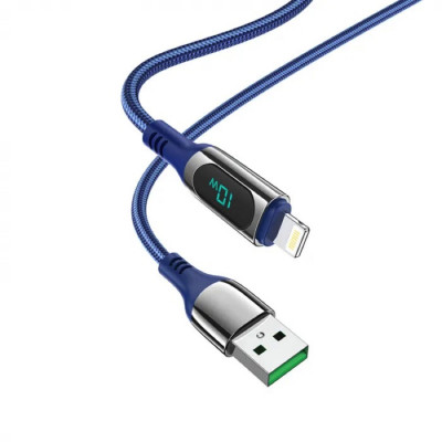 Кабель HOCO S51 Extreme charging data cable for iP Blue (6931474749222) - зображення 1