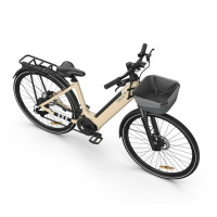 Електровелосипед OKAI EB10 Beige 28', 250(500)W, 14.4Ah, 100km, 25km\h, NFC, App, 29kg (Цвет Beige) - фото № 4