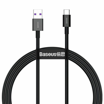 Кабель Baseus Superior Series USB to Type-C 66W 2m Black (CATYS-A01) - зображення 1