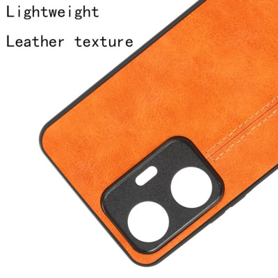 Чохол для смартфона Cosmiс Leather Case for Realme C55 Orange (CoLeathRealC55Orange) - зображення 4