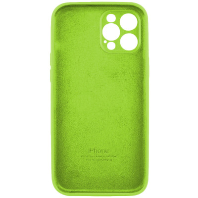 Чохол для смартфона Silicone Full Case AA Camera Protect for Apple iPhone 12 Pro Max 24,Shiny Green - изображение 2
