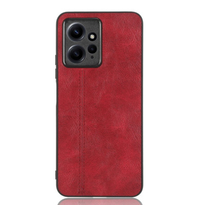 Чохол для смартфона Cosmiс Leather Case for Xiaomi Redmi Note 12 4G Red (CoLeathXRN124GRed) - изображение 1